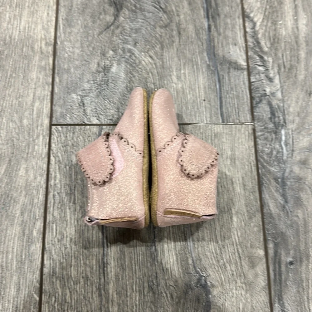 • LIVIE & LUCA • BABY FLUER DUSTY ROSE pink Size 6-12 Months Sparkly